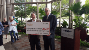 2016 Fun-Raiser Check Presentation