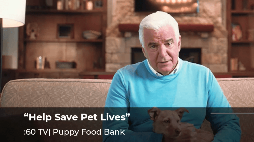 Puppy Food Bank, “Help Save Pet Lives”