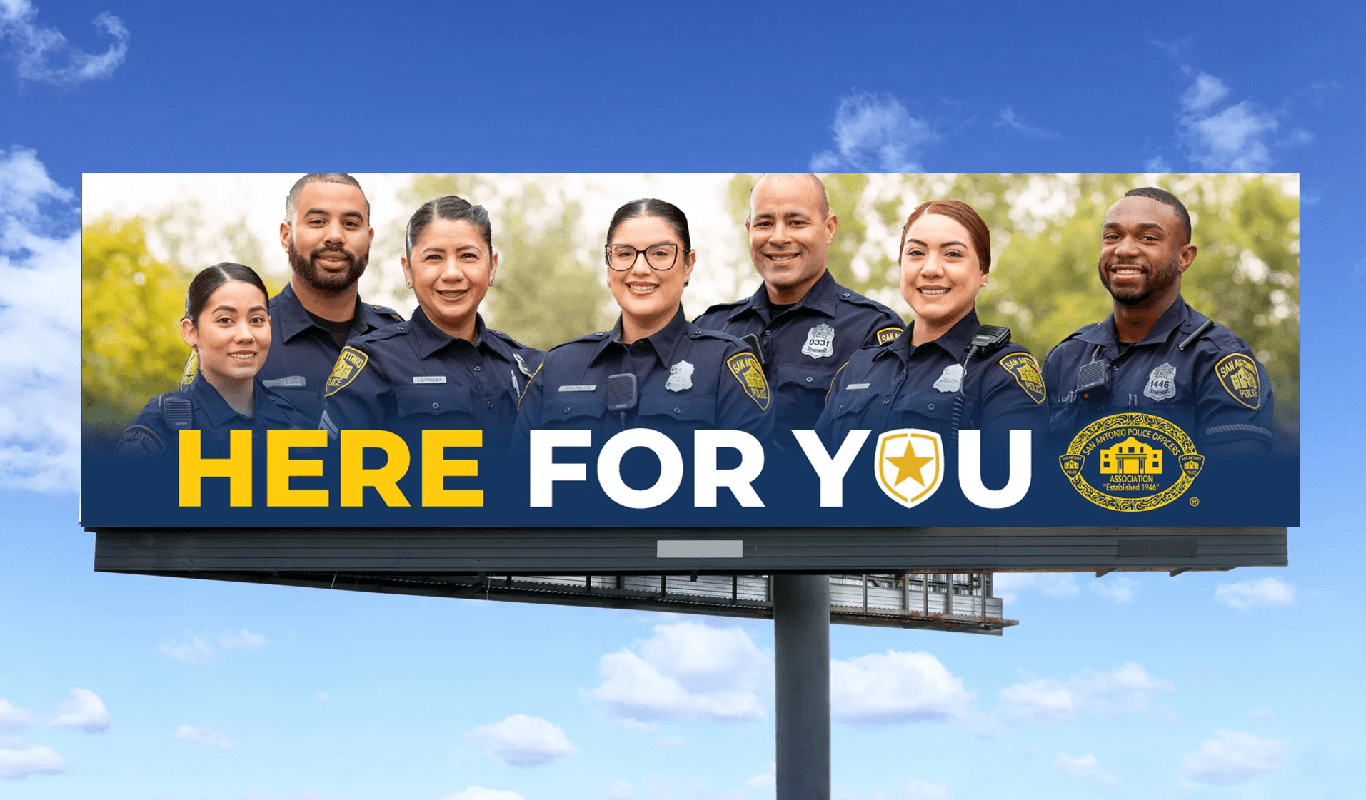 SAPOA Here For You Billboard