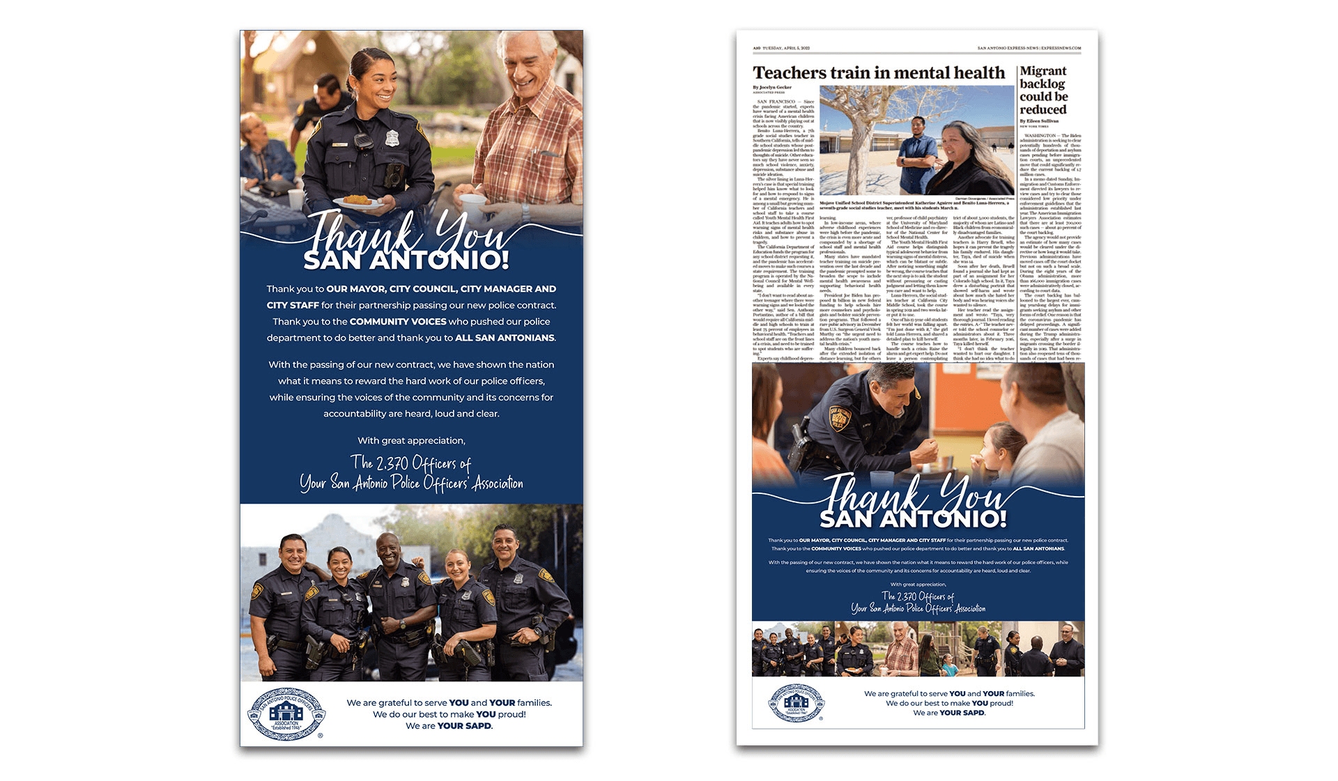 San Antonio Police Newspaper