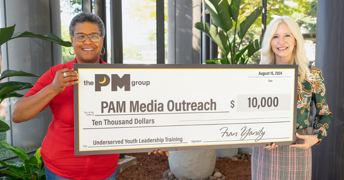 P.A.M. Media Outreach Receives Donation from The PM Group