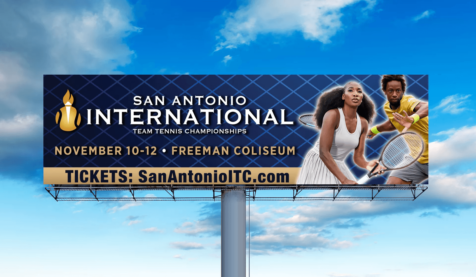 SA International Team Tennis – Billboard