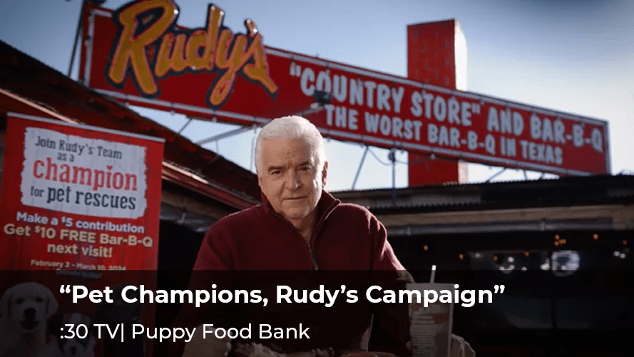 Puppy Food Bank, “Rudy’s Campaign”