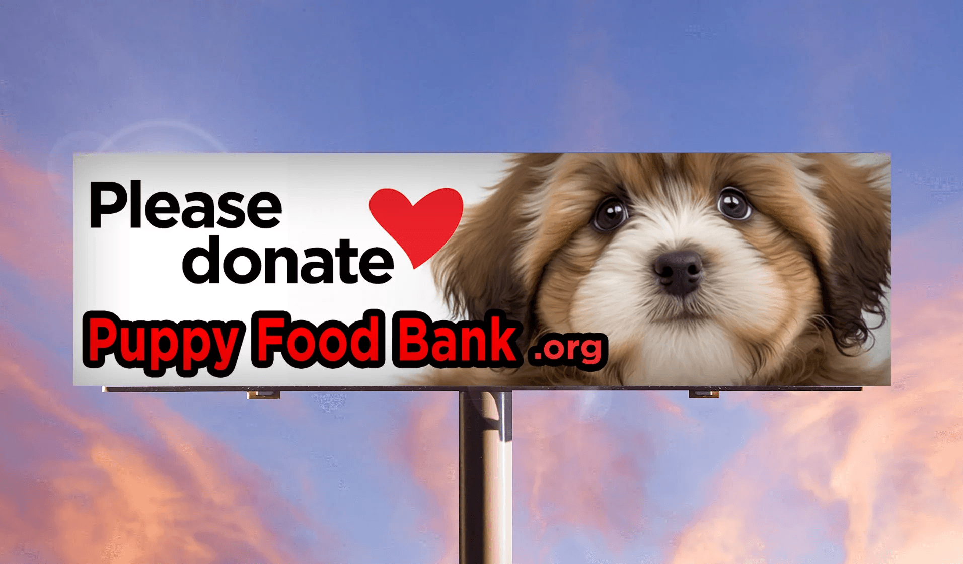 Puppy Food Bank 2024 – Billboard 2