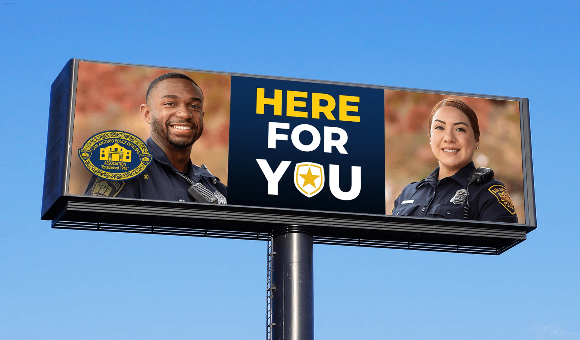 SAPOA Here For You Billboard