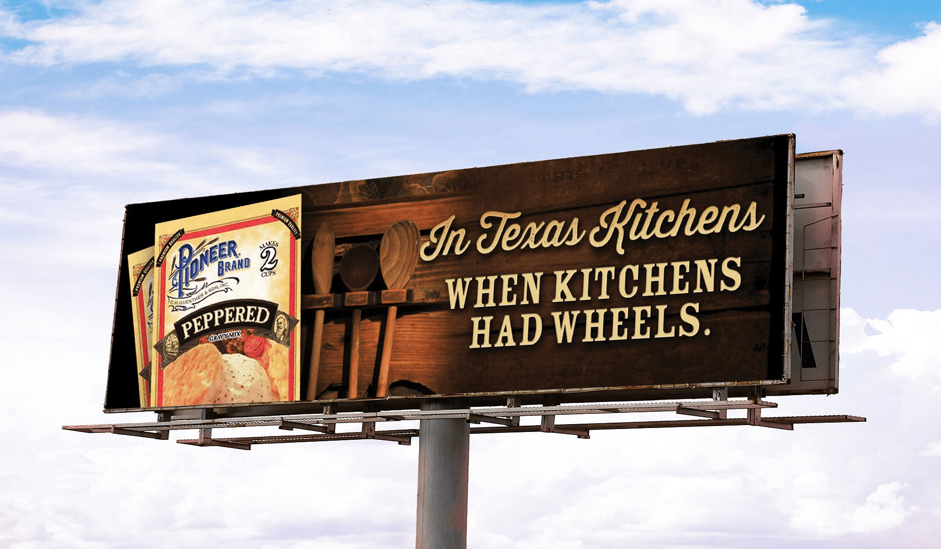 Pioneer Kitchen Billboard